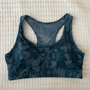Zyia Bomber Bra - Blue Camo